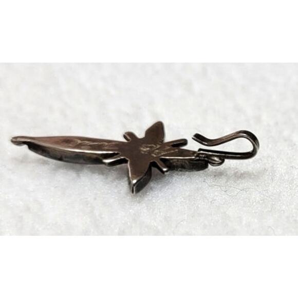 Small Sterling Silver 925 Signed Initials Zuni Cross Pendant Small Hook Bail - Picture 8 of 9